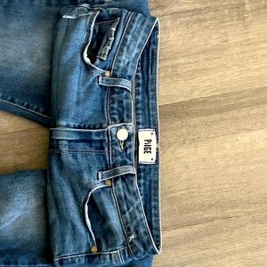 PAIGE Dark Blue Skinny Jeans